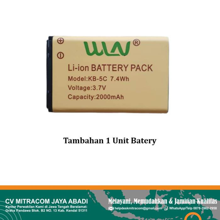 WLN KD-C1 HT UHF Type C Walkie Talkie - samping