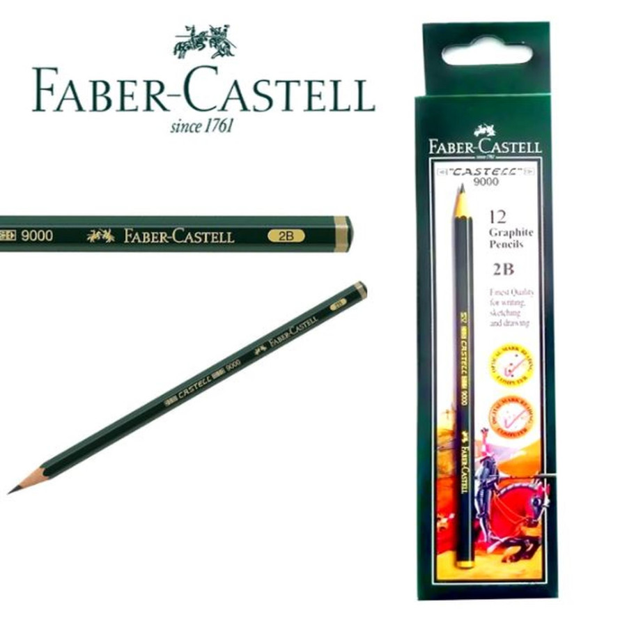 PENSIL 2B FABER CASTELL (12 pcs) - utama