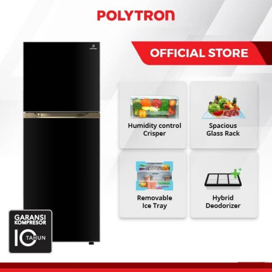 POLYTRON Kulkas 2 Pintu Belleza