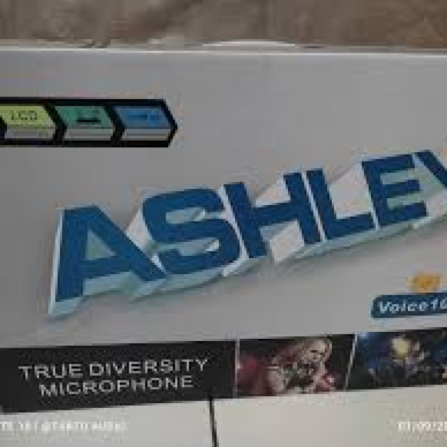 Mic Wireless Ashley VOICE 1000 Original - depan