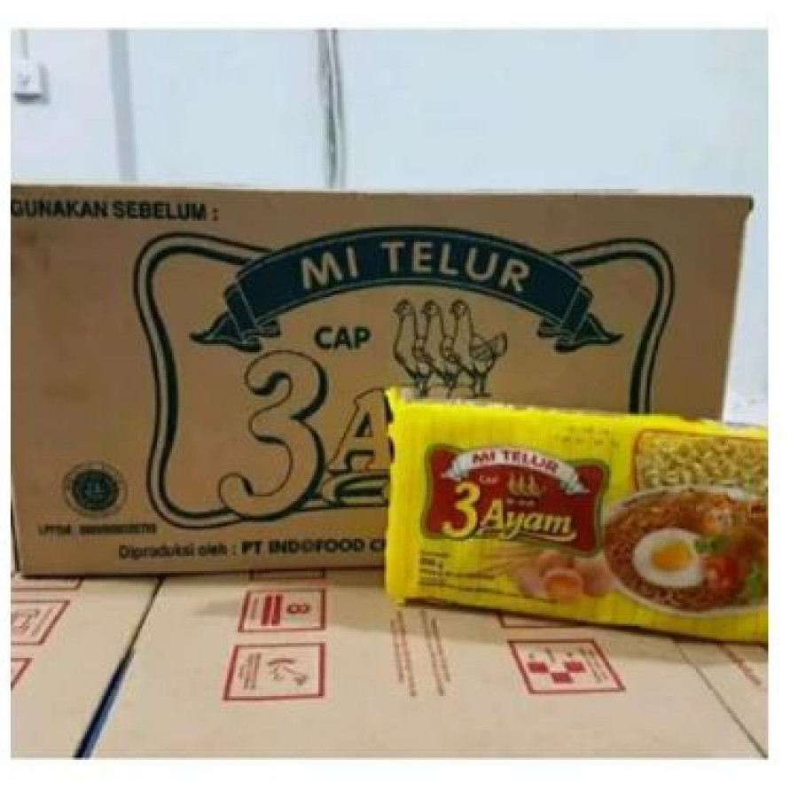 Mie Kuning CAP 3 Ayam 20 Bungkus
