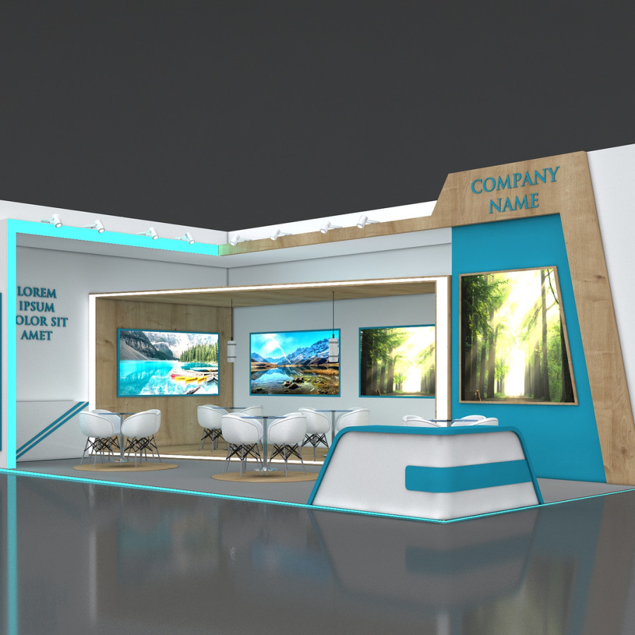 Booth Pameran 3x9m