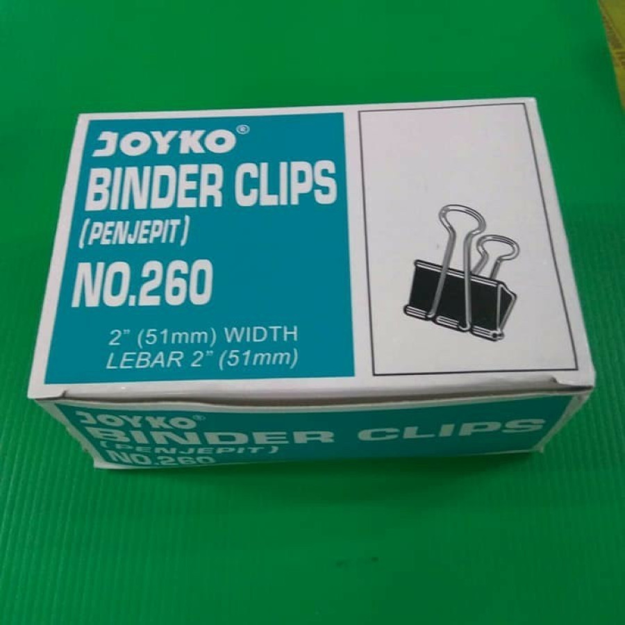 Binder Klip No.260 Joyko (per pak isi 12pvs)