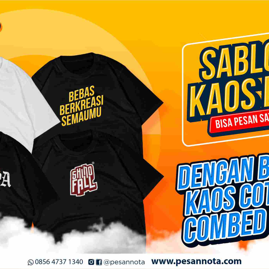 KAOS FULL SABLON - depan