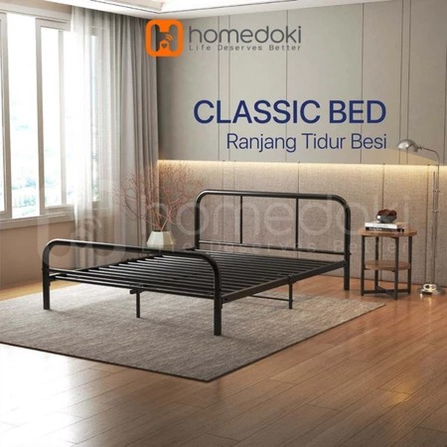 Classic Bed Ranjang Tidur Besi Uk. 120x200 - utama