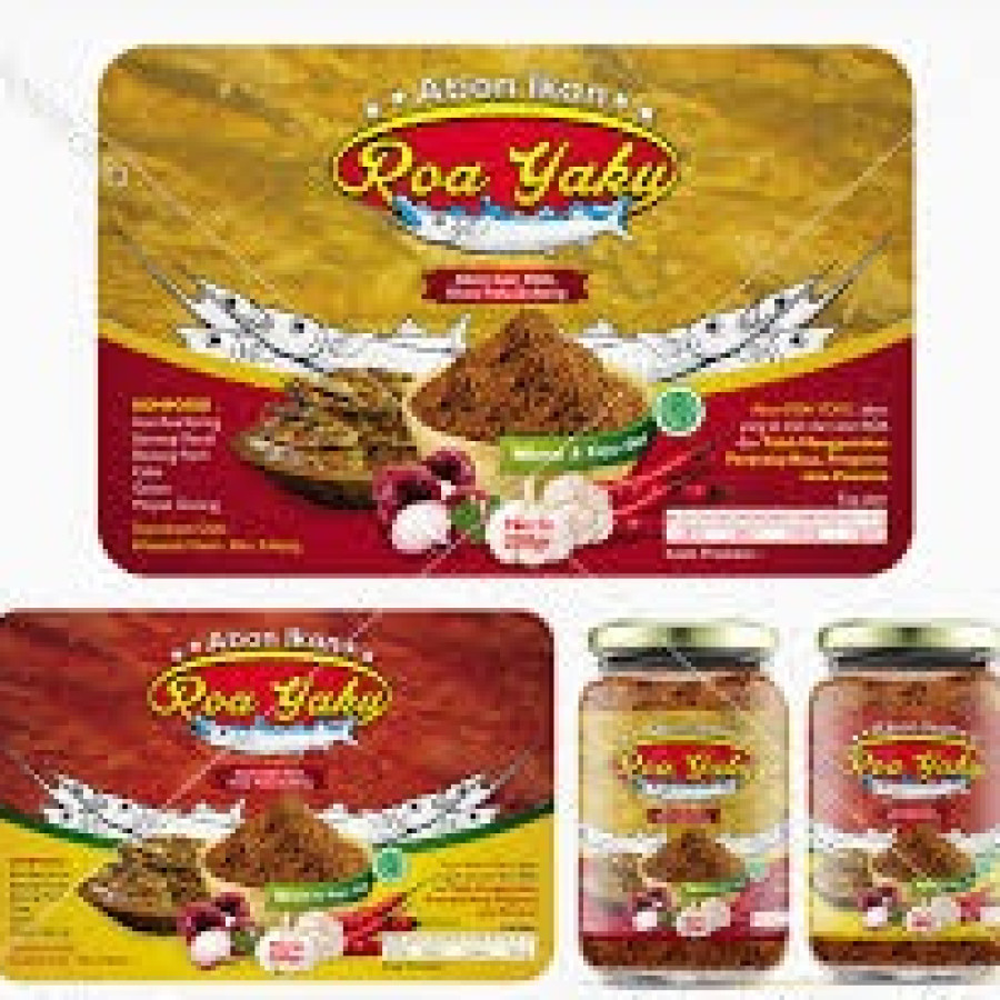 Label - Stiker - samping