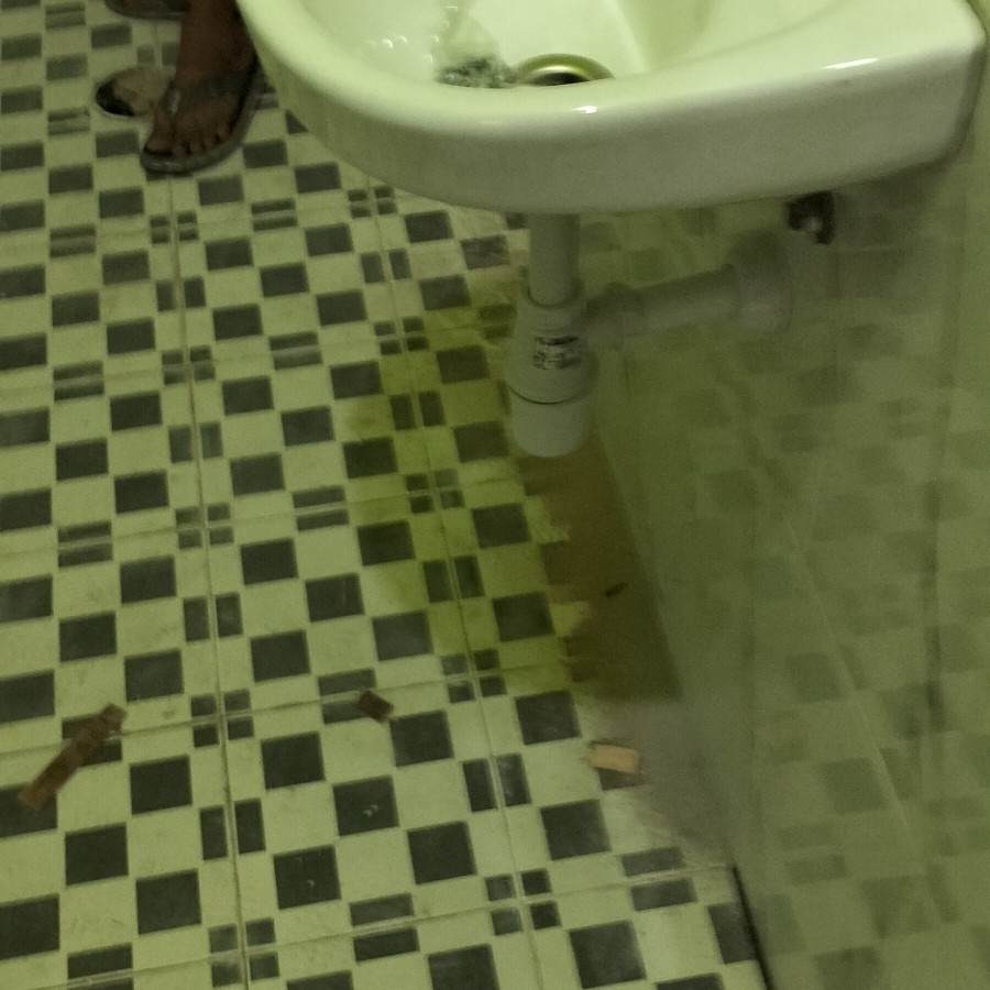 Pek. Pasang washtafel per unit