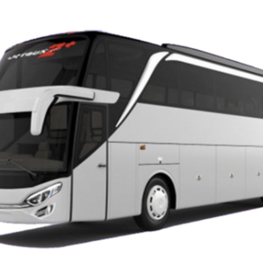 Bus High Deck Kapasitas Max 60 Orang