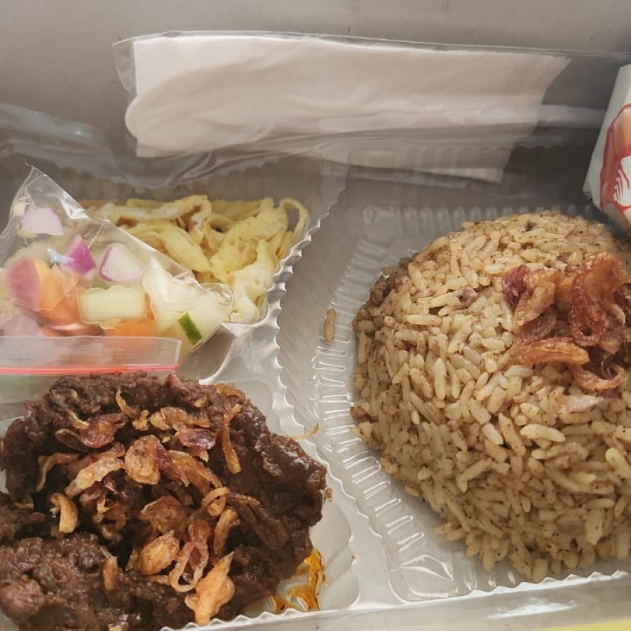 Nasi kabuli - samping