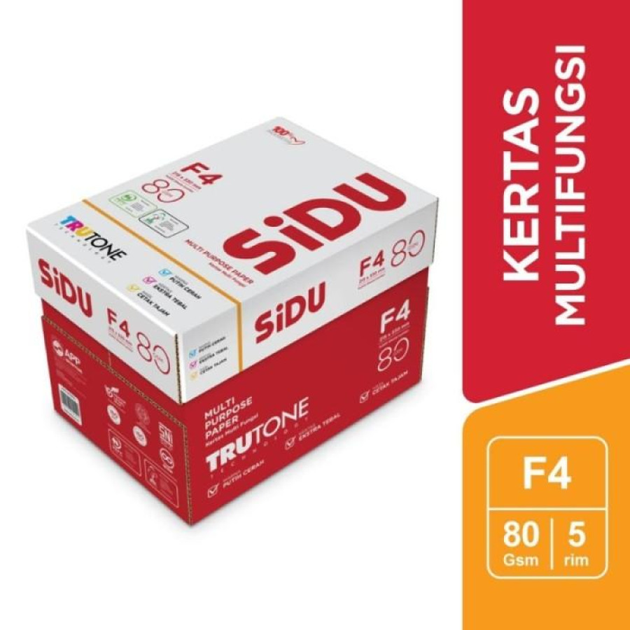 SIDU Kertas HVS Folio 80gr (Box)