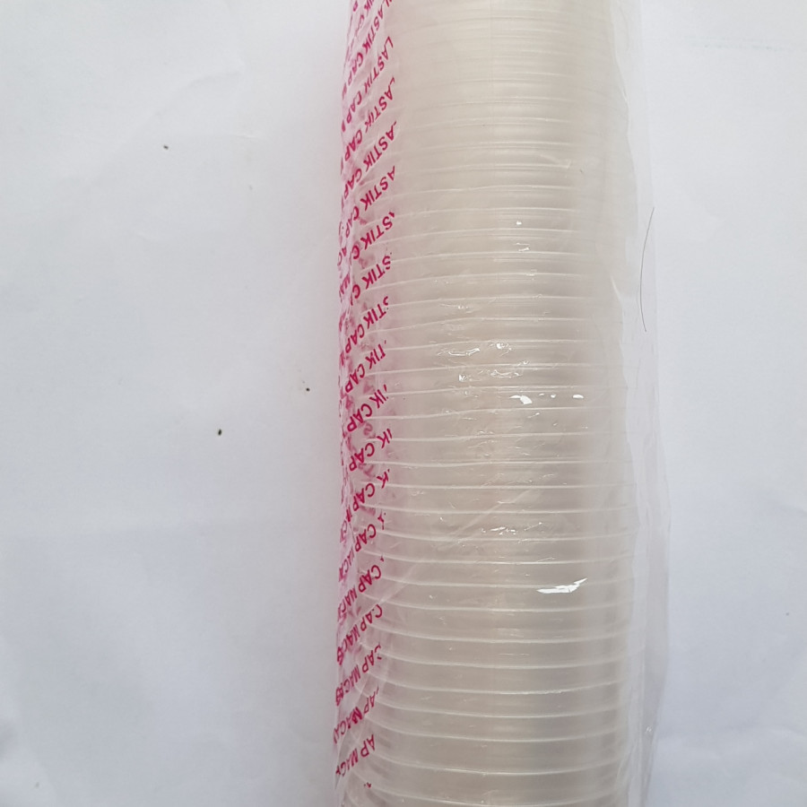 gelas agar , gelas cup kecil , 30 ml, tebal, bening - depan