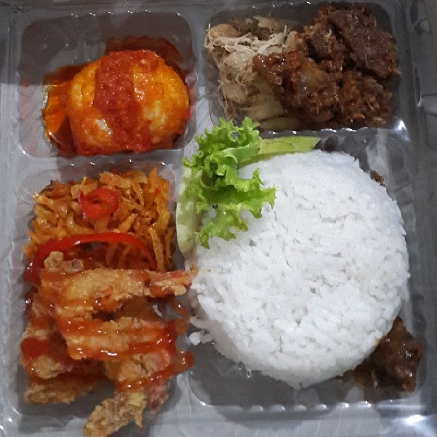 Paket Nasi Box (Ayam Bakar/Goreng & Ikan Bakar/Goreng) - samping