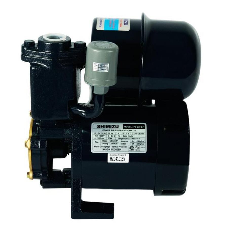 Mesin Pompa Air Shimizu Otomatis PS 230 BIT - depan