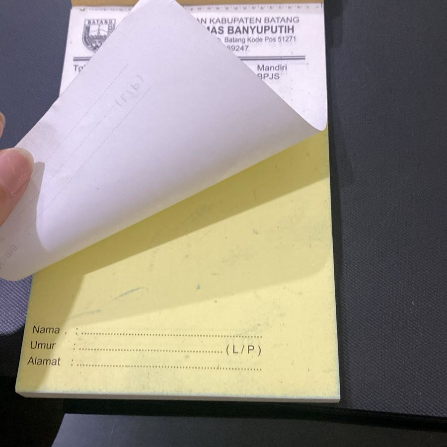 Kertas Resep 1ply