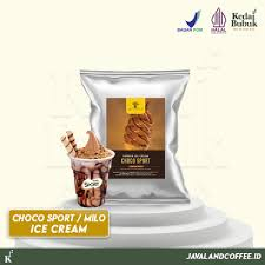 Tepung Ice Cream Coklat