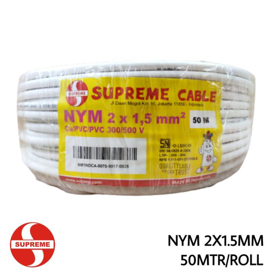 Kabel NYM 2x1.5 mm Supreme (Roll)