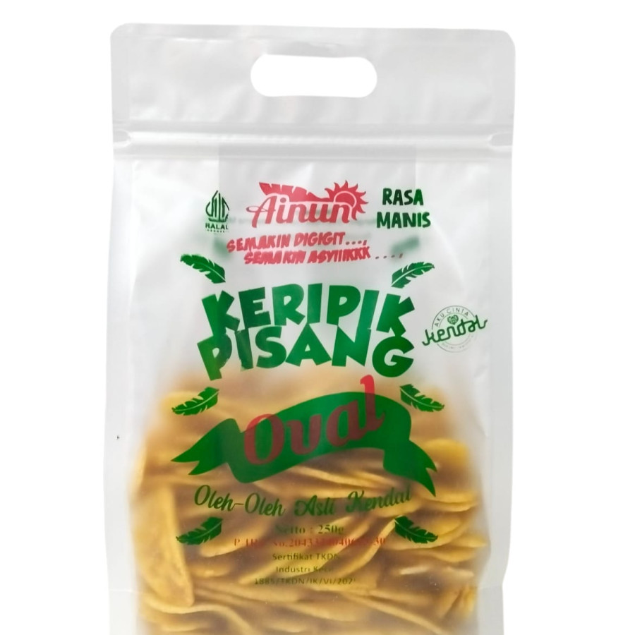 Keripik Pisang OVAL MANIS 250g