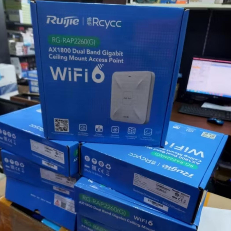 access point ruijie RG-RAP2260(G) tanpa POE