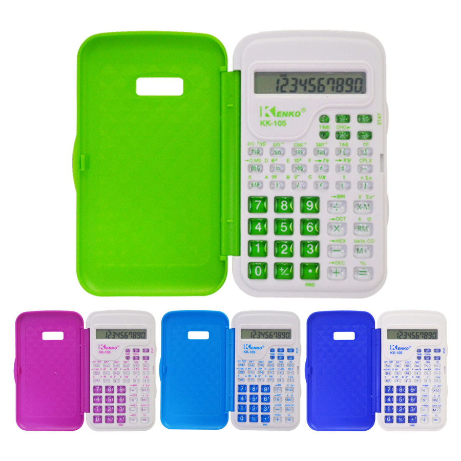 Kalkulator Ilmiah 10 Digit Best Seller Calculator KK-105 WARNA - utama