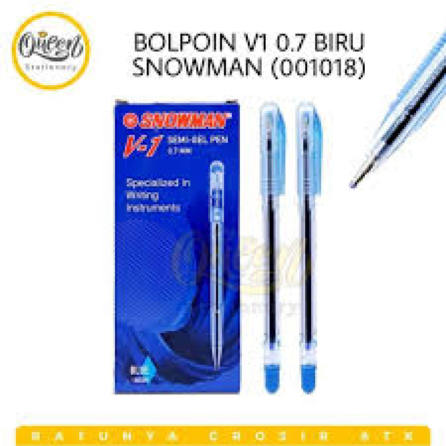 Bolpoin Warna Biru - samping