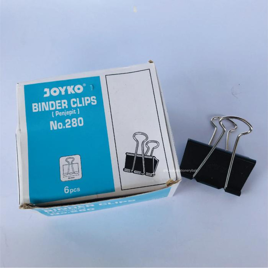 JOYKO Binder Clip 280 Kotak - utama