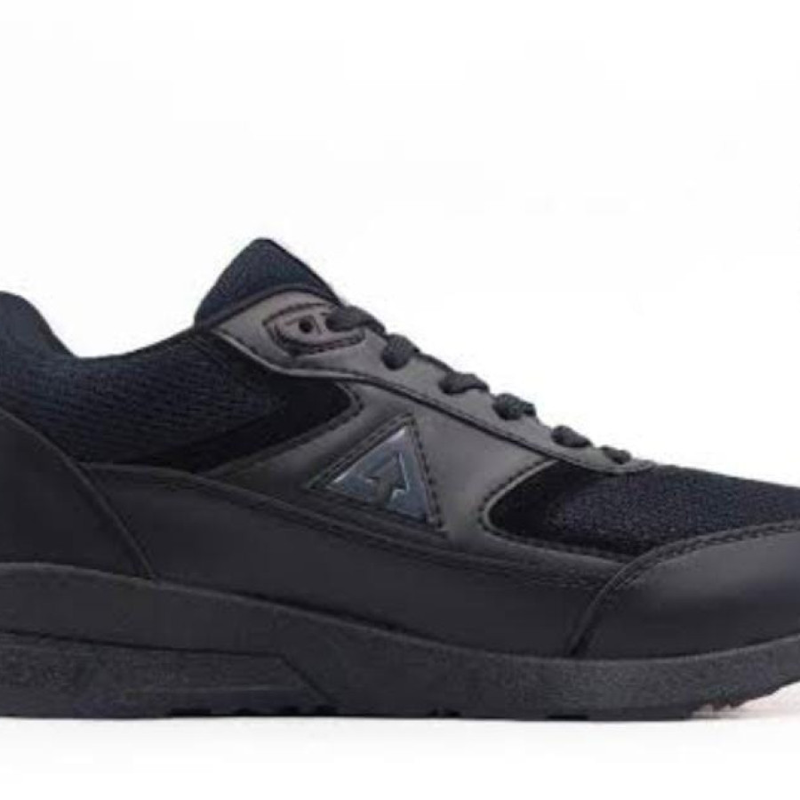 Sepatu sekolah full black - utama