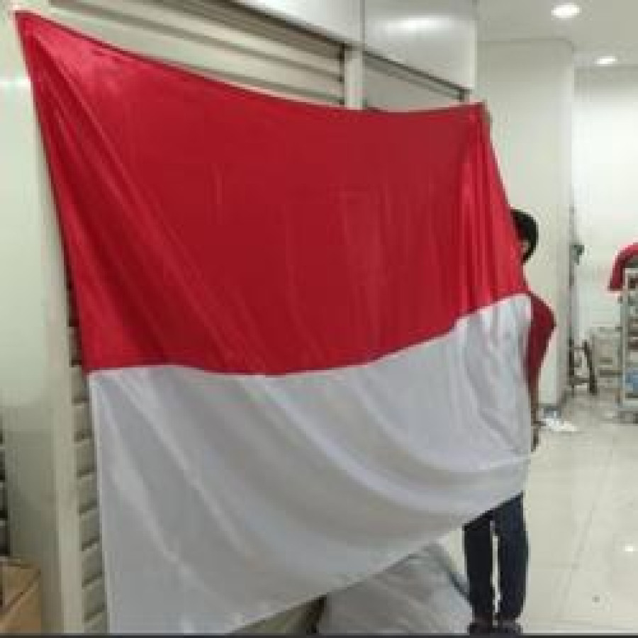 Bendera Merah Putih Uk. 180 X 270 Cm, Bahan Drill - utama