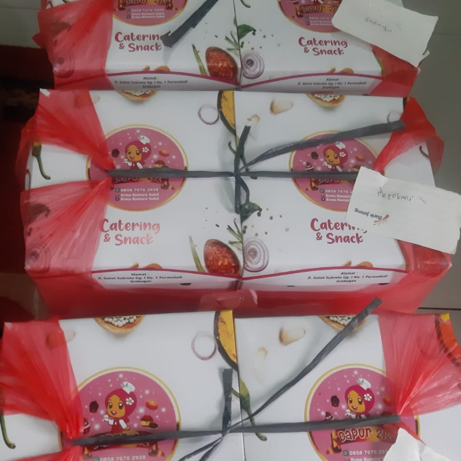 Nasi Dos Prasmanan Paket Makan - depan