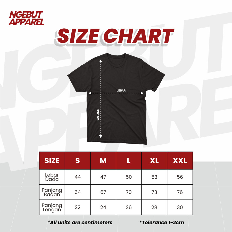 Kaos Sablon Custom - Cotton Combed 24S DTF Premium (Lengan Pendek) - detail