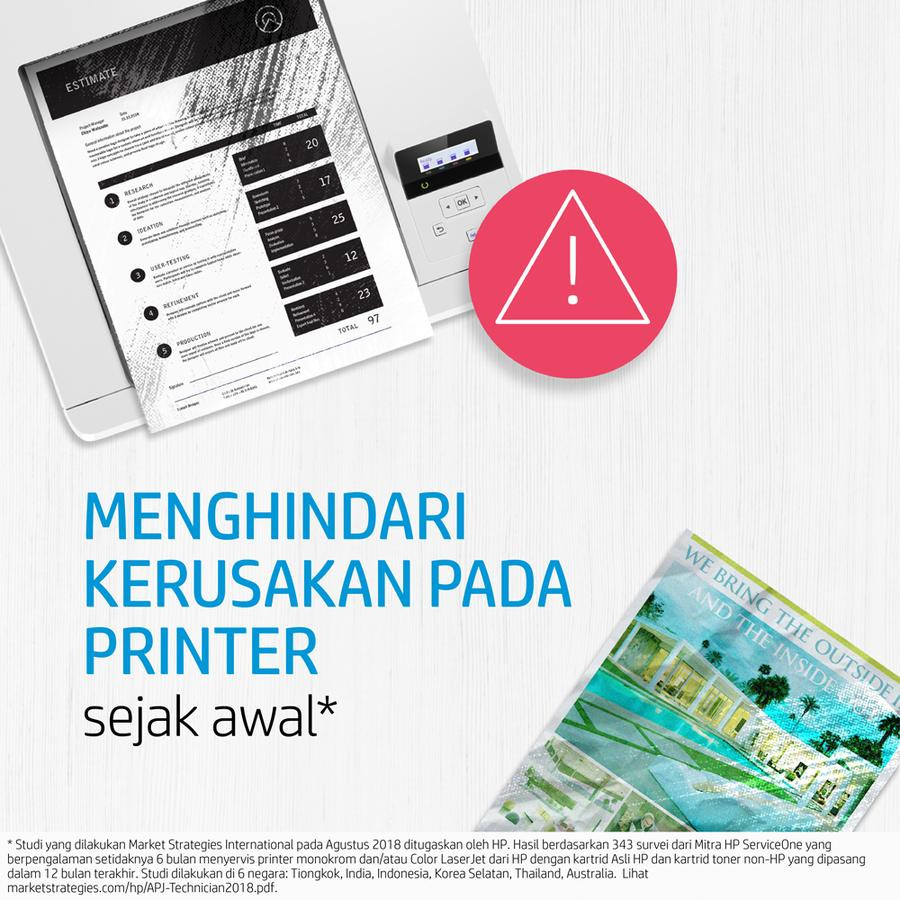 HP Toner Laserjet 508A Hitam / Warna  Original - utama