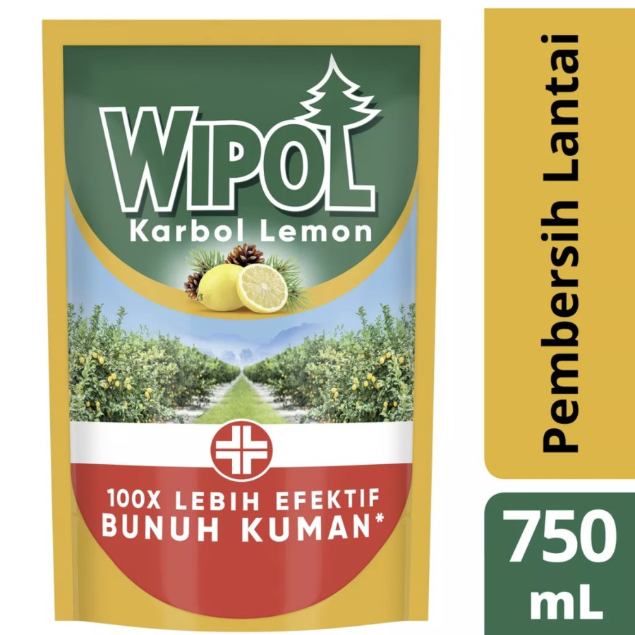 WIPOL Karbol Kemasan Pouch 750ml - samping
