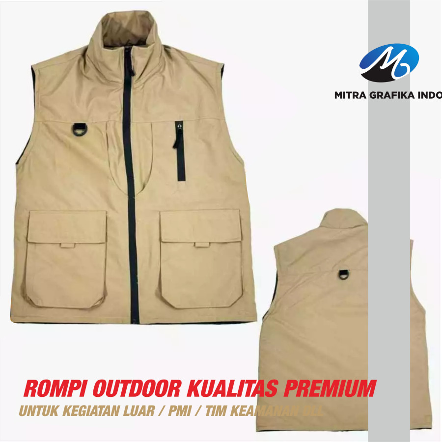 ROMPI OUTDOOR / TECTICAL / PMI / KEAMANAN - depan