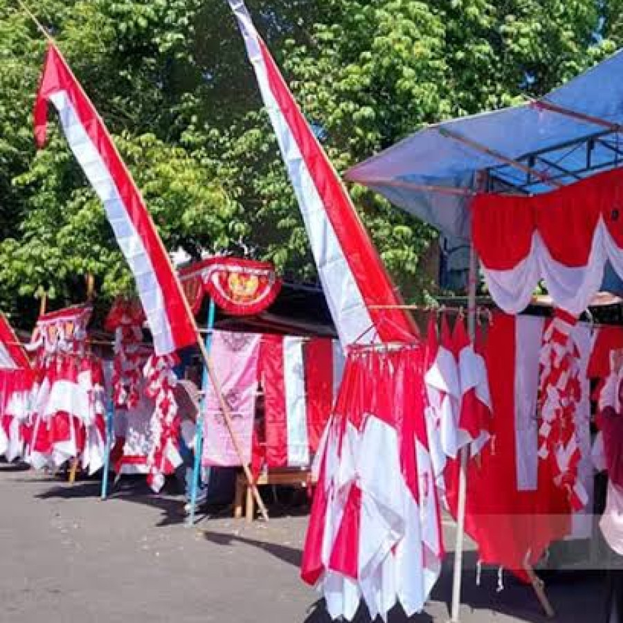 Umbul umbul kain merah putih dll