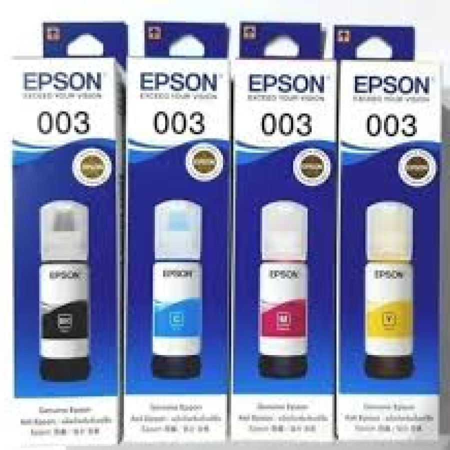 Tinta Warna Printer Epson 003 black/cyan/magenta/yellow