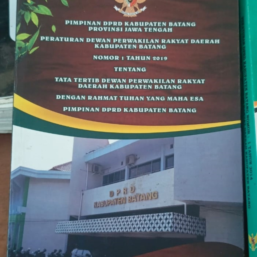 BUKU SALINAN TATA TERTIB DPRD - samping