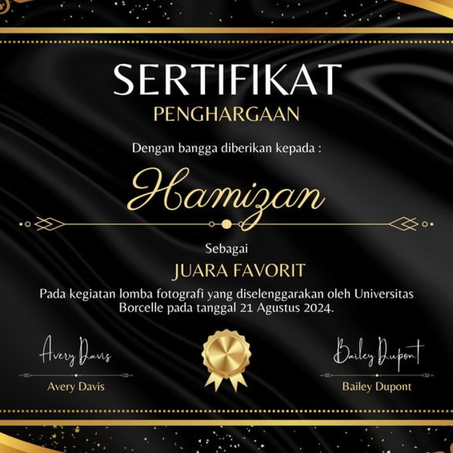 Serifikat Custom