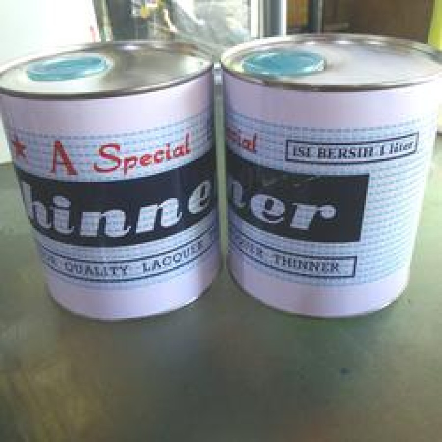 Thinner A spesial Uk. 1 L - depan