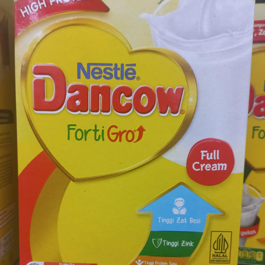 Nestle DANCOW FortiGro Full Cream isi 3 dus @ 195 gram - depan