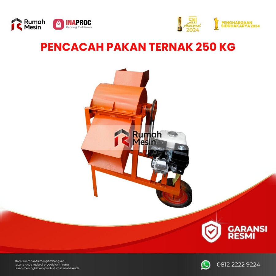 Pencacah Pakan Ternak 250 KG - depan