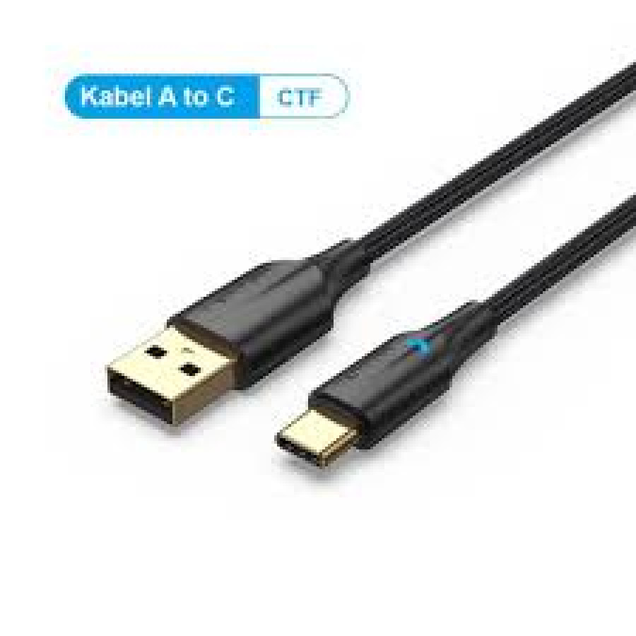 CABLE USB TIPE C TO USB A VENTION - utama