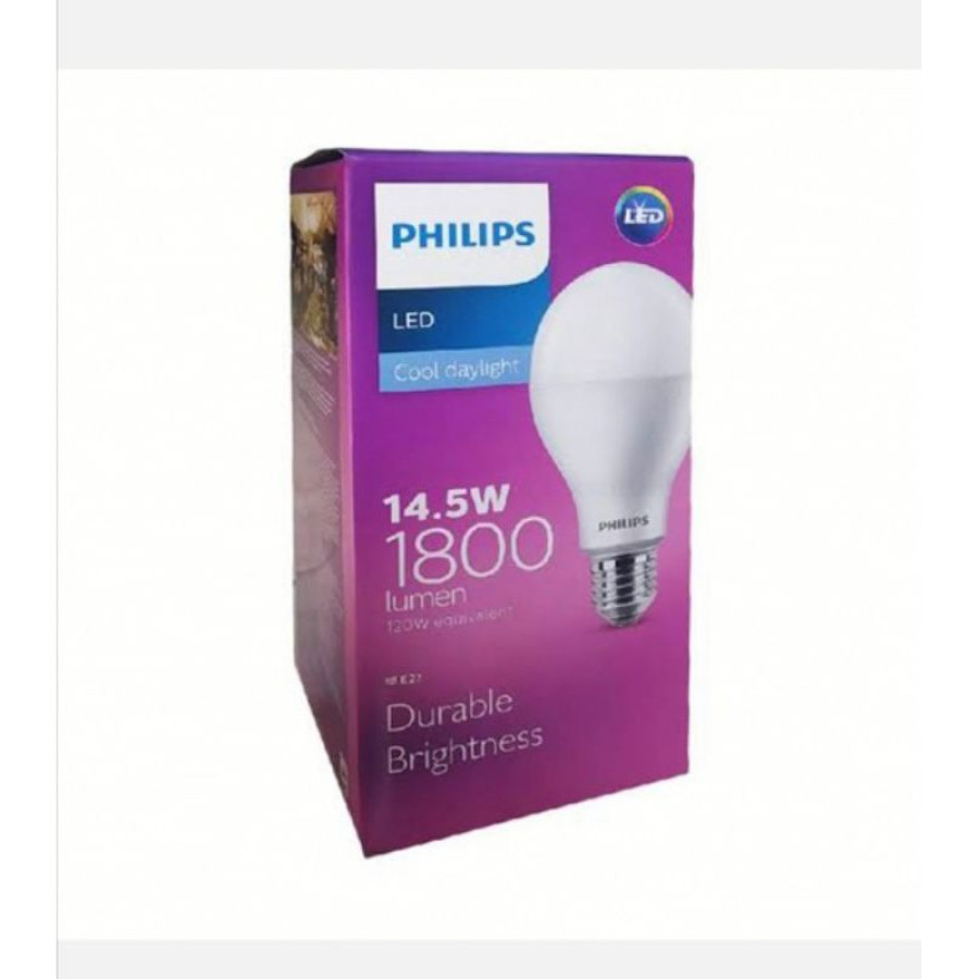 Lampu Philips LED LEDbulb 14.5 watt Putih 6500k - utama