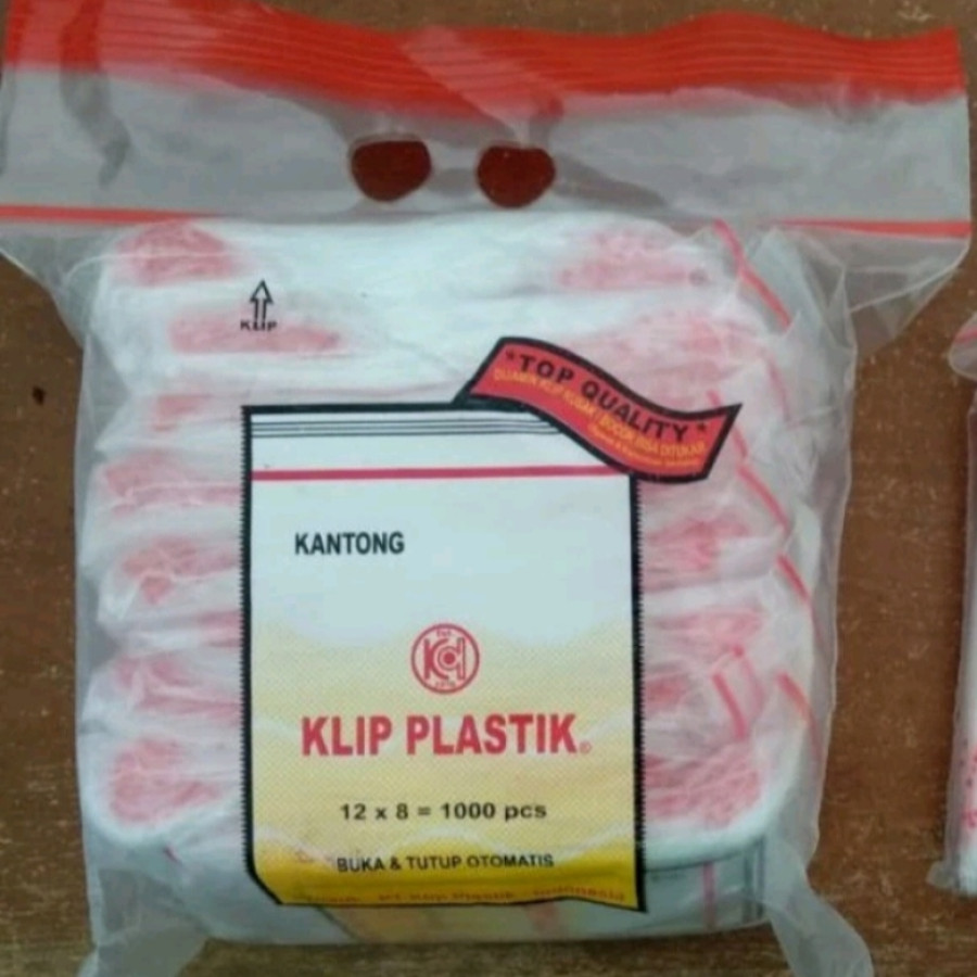 Plastik klip polos 12x8 - utama