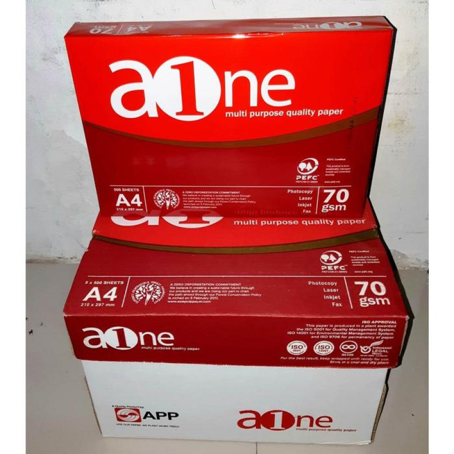 KERTAS HVS A4 A ONE