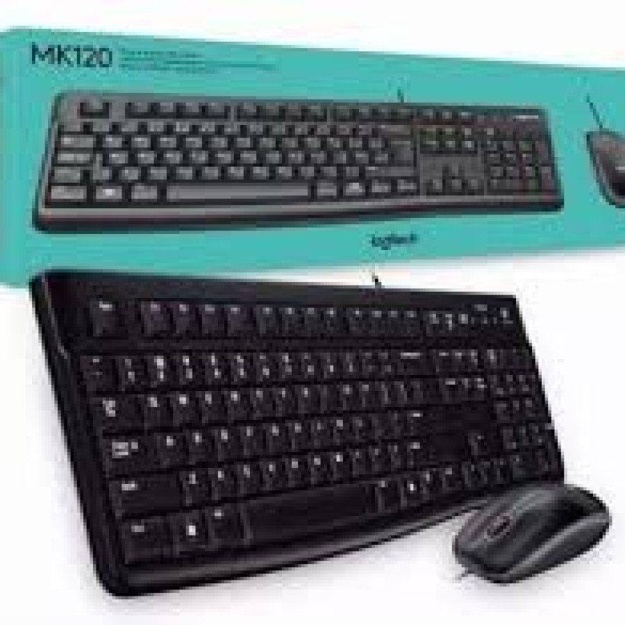 Keyboard Mouse Logitech MK120 USB