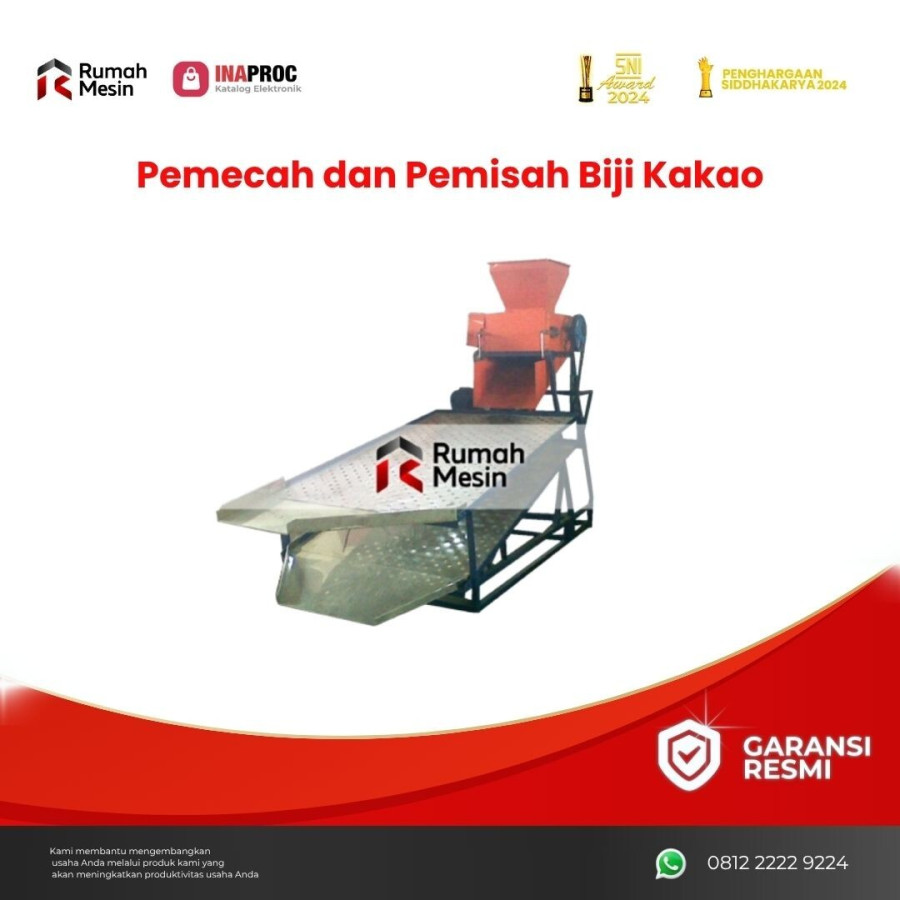 Pemecah dan Pemisah Biji Kakao - depan