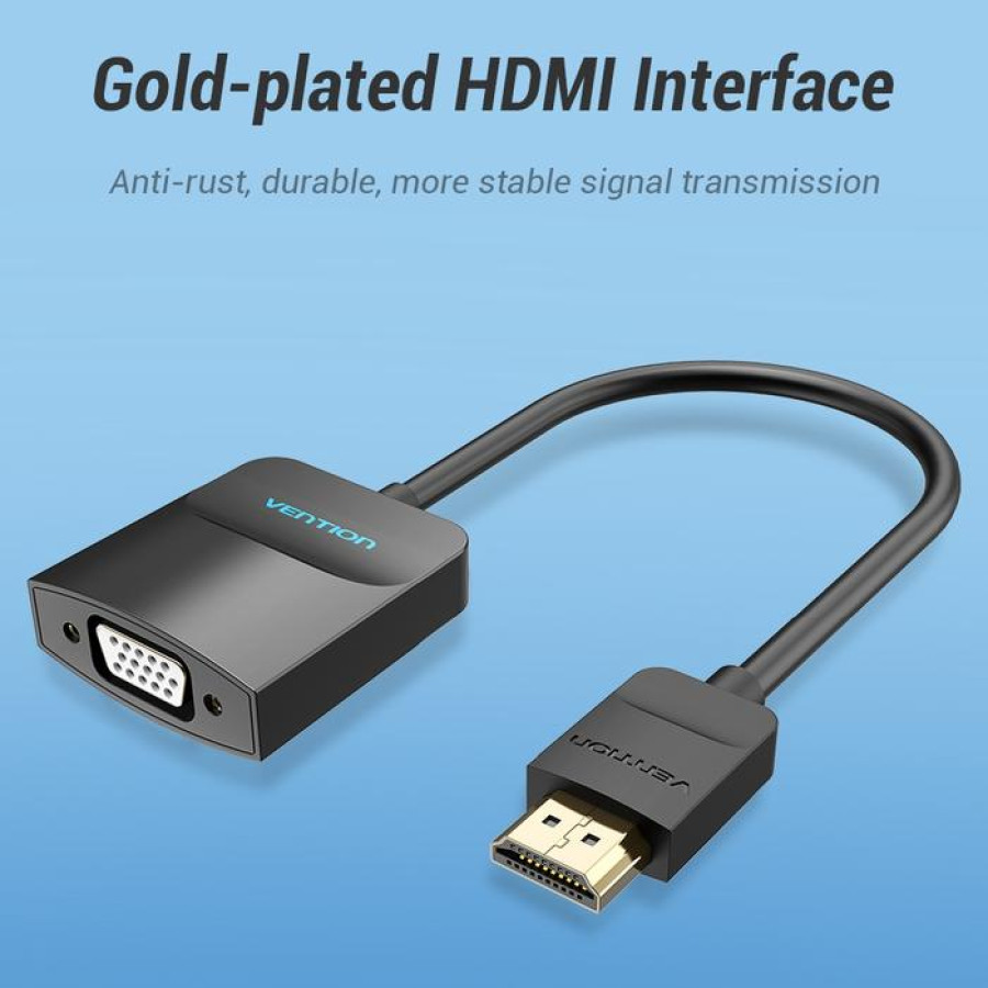 Perawatan Komputer : Konverter HDMI to VGA Vention - detail