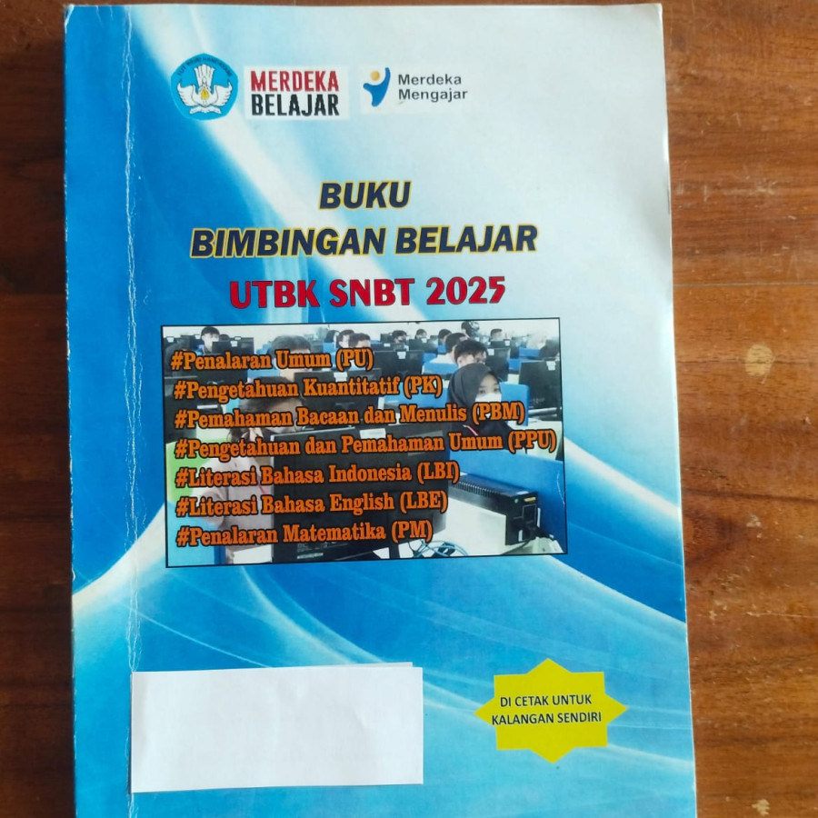 BUKU BIMBINGAN BELAJAR UTBK  SNBT 2025 - depan