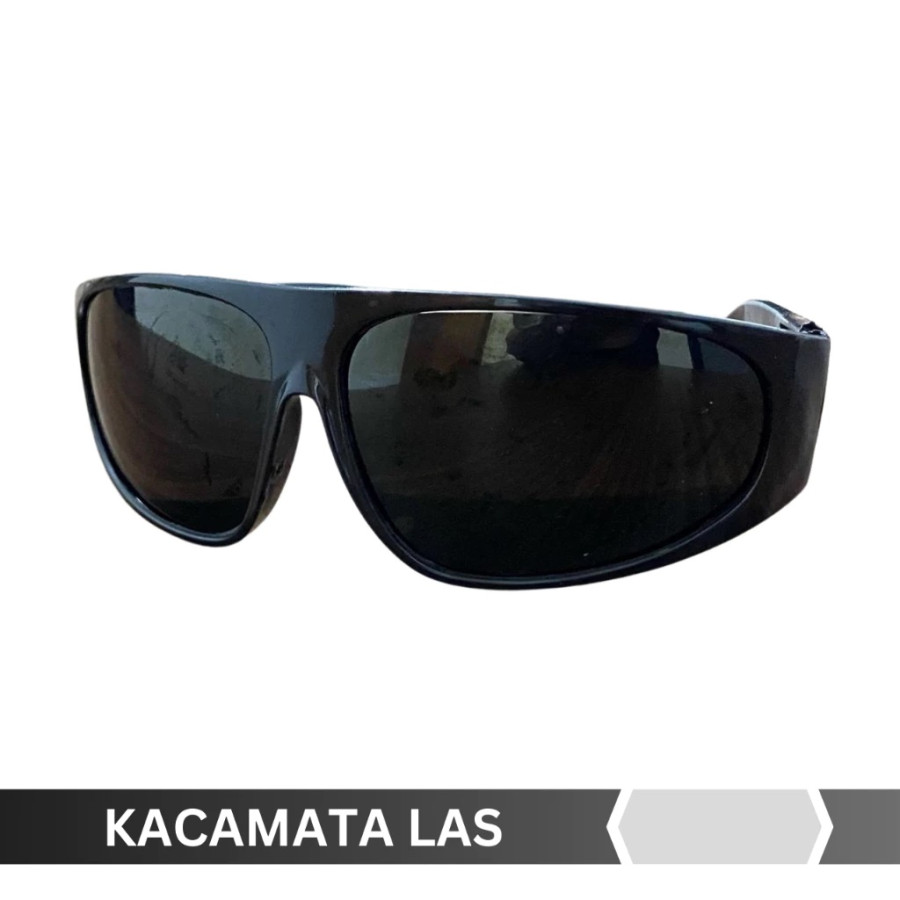 KACA MATA LAS HITAM - depan