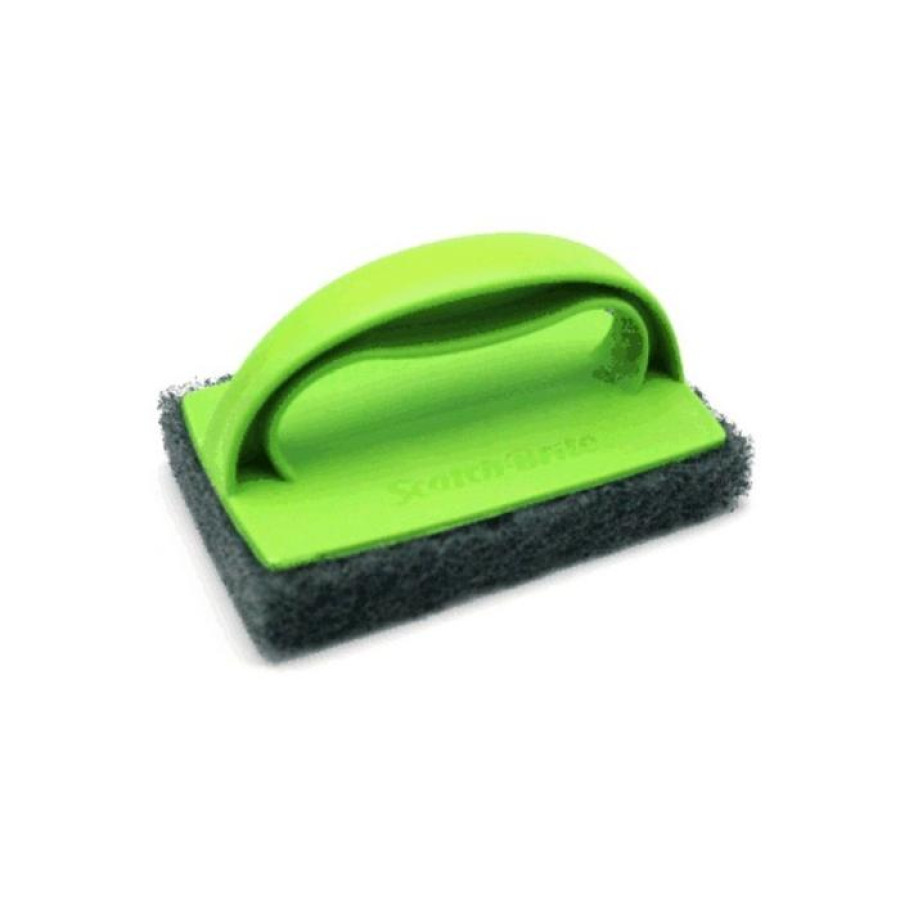 3M Scotch-Brite Sikat Pad Lantai Kamar Mandi - samping