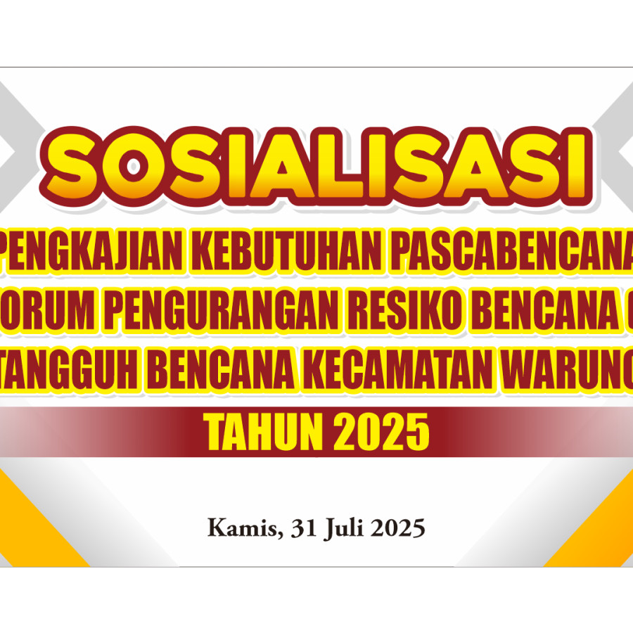 MMT Sosialisasi BPBD ukuran 300x140 cm